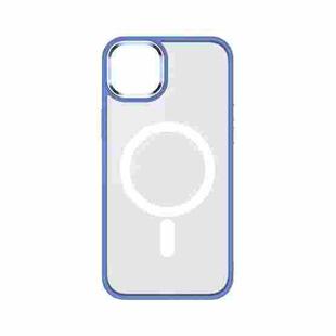 For iPhone 14 TOTU Golden Shield Skin-feel MagSafe Phone Case(Blue)