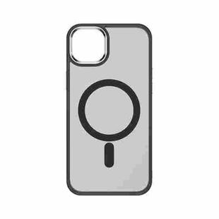 For iPhone 14 Plus TOTU Golden Shield Skin-feel MagSafe Phone Case(Black)