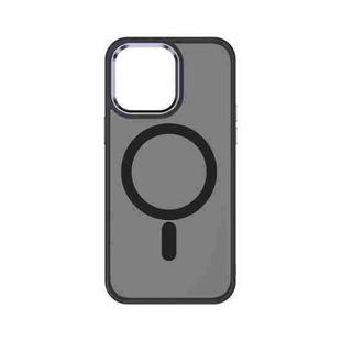 For iPhone 14 Pro TOTU Golden Shield Skin-feel MagSafe Phone Case(Black)