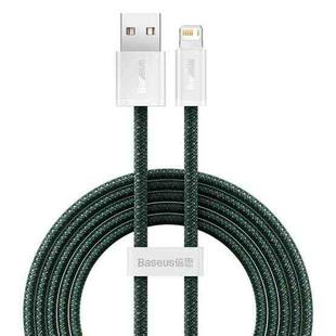 Baseus Dynamic 2 Series 2.4A USB to 8 Pin Fast Charging Data Cable, Cable Length:2m(Green)