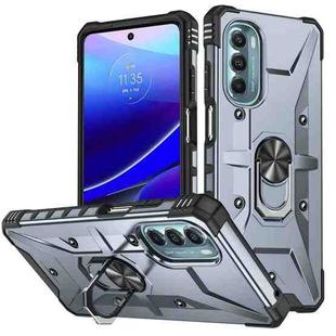 For Motorola Moto G 5G 2022 Ring Holder Phone Case(Grey)