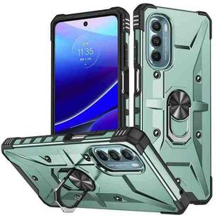 For Motorola Moto G 5G 2022 Ring Holder Phone Case(Midnight Green)