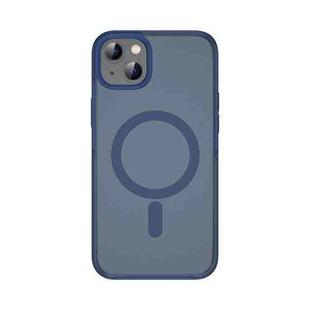 For iPhone 14 TOTUDESIGN AA-178 Gingle Series Translucent Matte Magsafe Phone Case(Blue)