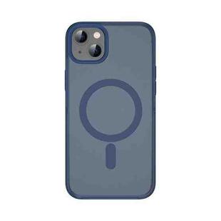 For iPhone 14 Plus TOTUDESIGN AA-178 Gingle Series Translucent Matte Magsafe Phone Case(Blue)