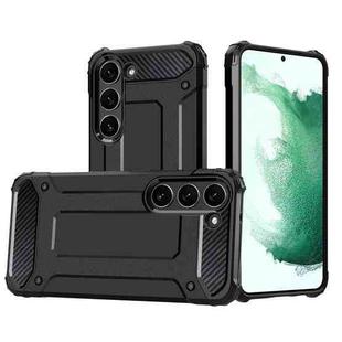 For Samsung Galaxy S23+ 5G Magic Armor TPU Hard PC Phone Case(Black)