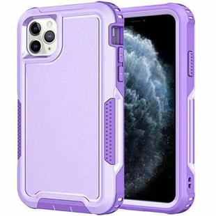 For iPhone 11 Pro Max 3 in 1 PC + TPU Shockproof Phone Case(Purple)