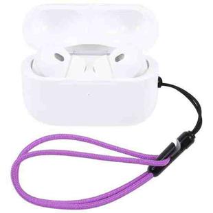 For Apple AirPods Pro 2 Wireless Earphone Anti-Lost Rope Phone Case Lanyard(Purple 01)