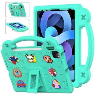 For iPad 10th Gen 10.9 2022 Handle Kickstand Children EVA Shockproof Tablet Case(Mint Green)