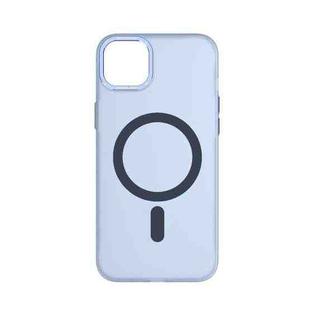 For iPhone 14 Plus TOTUDESIGN AA-194 Crystal Color Series Magsafe Magnetic Phone Case(Blue)