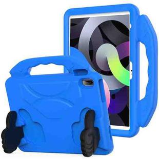 For iPad 10th Gen 10.9 2022 Children EVA Shockproof Tablet Case with Thumb Bracket(Blue)