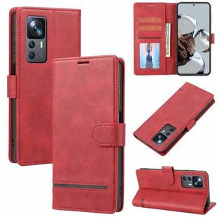 For Xiaomi 12T / 12T Pro / Redmi K50 Ultra Classic Wallet Flip Leather Phone Case(Red)