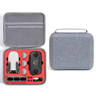 For DJI Mini SE Shockproof Carrying Hard Case Storage Bag, Size: 26 x 23 x 11cm(Grey + Red Liner)