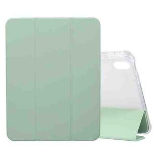 For iPad 10th Gen 10.9 2022 3-folding Electric Pressed Skin Texture Leather Tablet Case(Green)