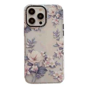 For iPhone 14 Dual-side Laminating TPU Phone Case(Magnolia Flower)