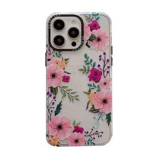 For iPhone 14 Dual-side Laminating TPU Phone Case(Morning Glory Flower)