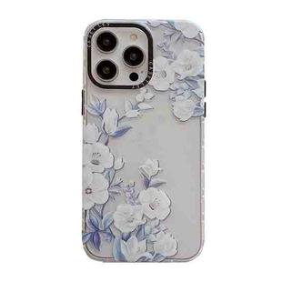 For iPhone 14 Dual-side Laminating TPU Phone Case(Hibiscus Flower)