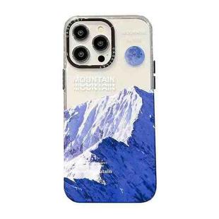For iPhone 14 Dual-side Laminating TPU Phone Case(Blue Volcano)