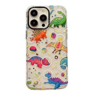 For iPhone 13 Pro Max Dual-side Laminating TPU Phone Case(Dinosaur)