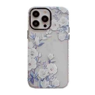 For iPhone 13 Pro Max Dual-side Laminating TPU Phone Case(Hibiscus Flower)