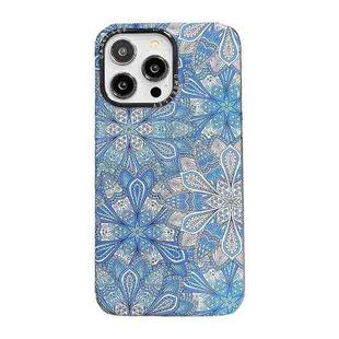 For iPhone 12 Pro Max Dual-side Laminating TPU Phone Case(Mandala Totem Flower)