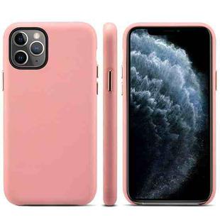 For iPhone 12 Pro Max Lamb Grain PU Back Cover Phone Case(Pink)