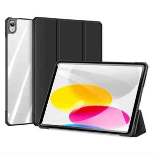 For iPad 10th Gen 10.9 2022 DUX DUCIS Copa Series Smart Leather Tablet Case(Black)