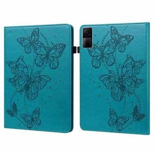For Xiaomi Redmi Pad 10.61 Embossed Butterfly Pattern Leather Tablet Case(Blue)