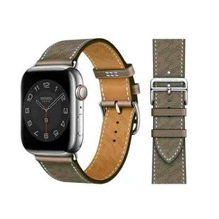 Microporous Leather Strap For Apple Watch Ultra 49mm / Series 8&7 45mm / SE 2&6&SE&5&4 44mm / 3&2&1 42mm (Coffee)