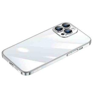 For iPhone 14 Pro Max SULADA Hard PC Shockproof Phone Case(Silver)