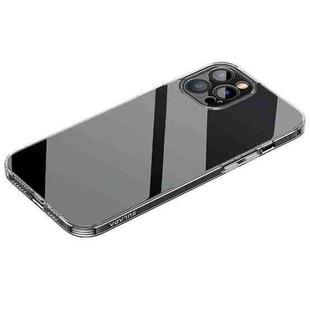 For iPhone 14 Pro SULADA Frosted Series Shockproof Transparent TPU Phone Case(Black)