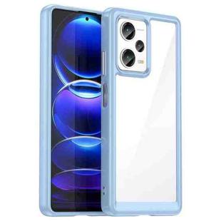 For Xiaomi Redmi Note 12 Pro+ China / Global Colorful Series Acrylic + TPU Phone Case(Blue)