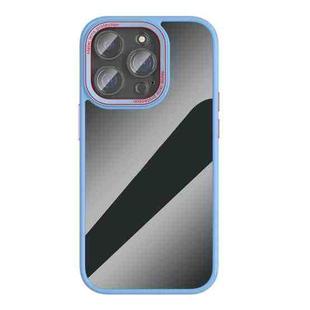 For iPhone 14 Plus Ming Shield Series High Transparent Solid Color Phone Case(Sierra Blue)