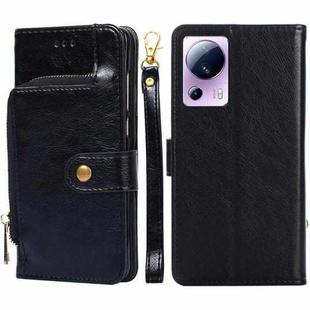 For Xiaomi Civi 2 5G Zipper Bag Leather Phone Case(Black)