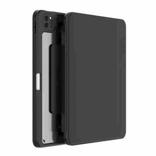 For iPad 10th Gen 10.9 2022 Mutural Jianshang Series Tablet Leather Smart Case(Black)