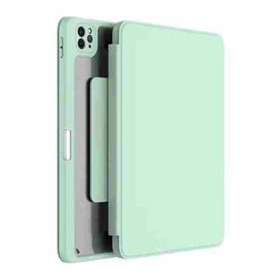 For iPad 10th Gen 10.9 2022 Mutural Jianshang Series Tablet Leather Smart Case(Mint Green)