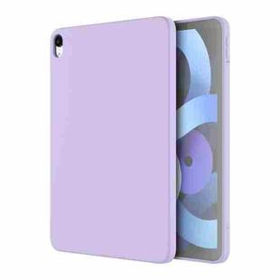 For iPad 10th Gen 10.9 2022 Mutural Silicone Microfiber Tablet Case(Lavender)