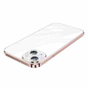 For iPhone 14 Plus SULADA The Glad Eye Series Plating TPU Shockproof Protective Case(Pink)