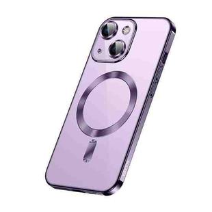 For iPhone 14 SULADA Plating TPU Shockproof Phone Soft Case(Purple)