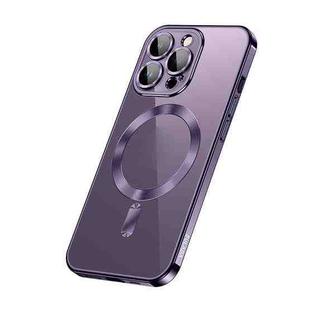 For iPhone 14 Pro Max SULADA Plating TPU Shockproof Phone Soft Case(Purple)