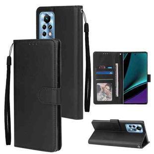 For Infinix Note 11 Pro Multifunctional Horizontal Flip Leather Case with Three Card Slot(Black)