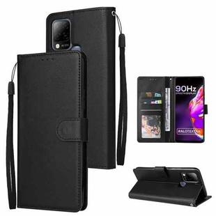 For Infinix Hot 10s Multifunctional Horizontal Flip Leather Case with Three Card Slot(Black)