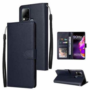 For Infinix Hot 10s Multifunctional Horizontal Flip Leather Case with Three Card Slot(Navy Blue)