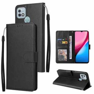 For Infinix Hot 10i Multifunctional Horizontal Flip Leather Case with Three Card Slot(Black)