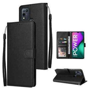 For Infinix Smart 5 Multifunctional Horizontal Flip Leather Case with Three Card Slot(Black)