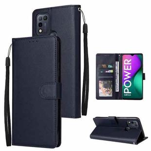 For Infinix Smart 5 Multifunctional Horizontal Flip Leather Case with Three Card Slot(Navy Blue)