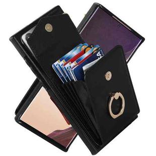 For Samsung Galaxy Note20 Anti-theft RFID Card Slot Phone Case(Black)