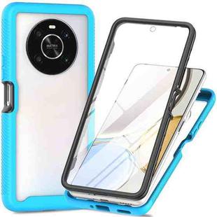 For Honor X9 4G / 5G / Magic4 Lite Starry Sky Full Body Hybrid Shockproof Phone Case(Light Blue)