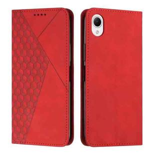 For Samsung Galaxy A23e Diamond Splicing Skin Feel Magnetic Leather Phone Case(Red)