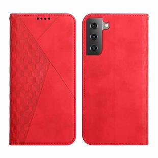For Samsung Galaxy S23+ 5G Diamond Splicing Skin Feel Magnetic Leather Phone Case(Red)