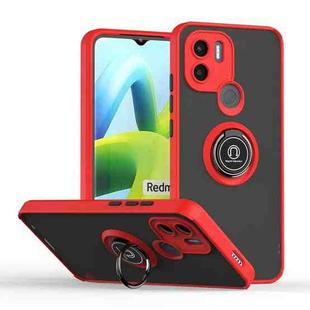 For Xiaomi Redmi A1+ Q Shadow 1 Series TPU + PC Phone Case with Ring(Red)